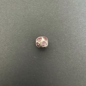 Pandora Purple Hearts Charm *AUTHENTIC*
